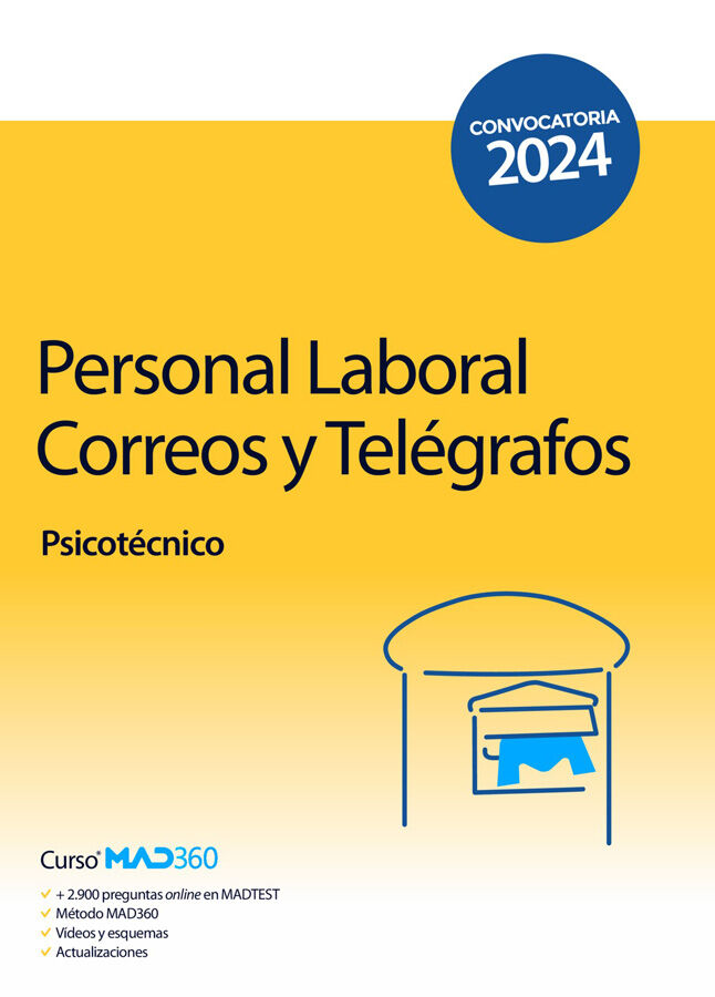 Personal Laboral de Correos y Tel&eacute;grafos. Sociedad Estatal de Correos y Tel&eacute;grafos. Psicot&eacute;cnico