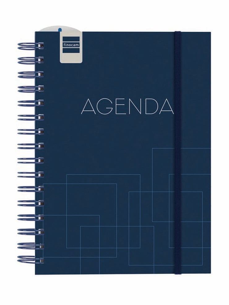Agenda Escolar Finocam Institut 1/4 Setm/Vista Castell&agrave; 2026-27 Blue