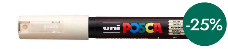 Rotulador Posca PC-1M 0,7mm marfil