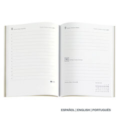 Agenda Miquelrius Journal Dia P&agrave;gina Multiling&uuml;e 2027 Luxor Negre