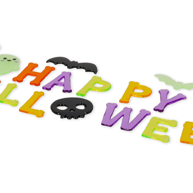 Set adhesius grans finestres Legami Halloween