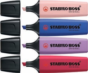 Marcadores fluorescentes Stabilo Boss Nature Wildflowers 4 colores