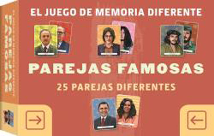 El juego de memoria diferente. Parejas famosas