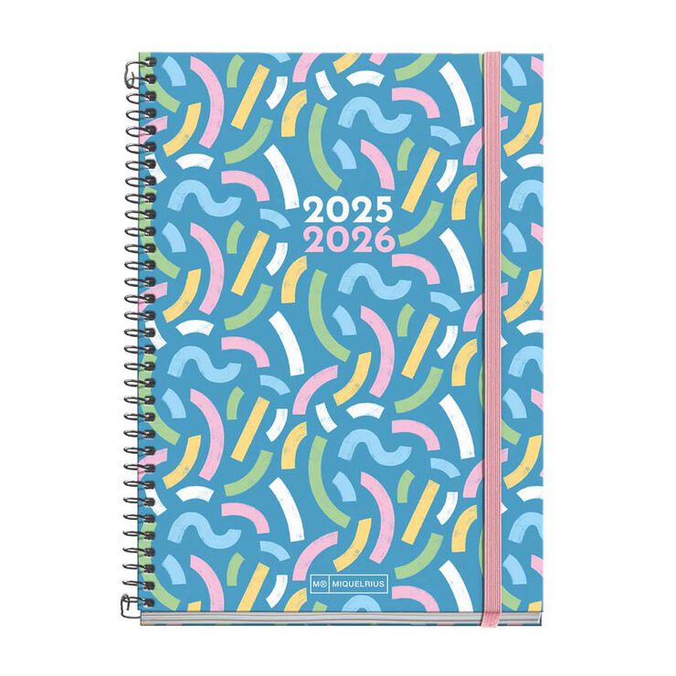 Agenda escolar Miquelrius Plus dia/pàg cas 2025-26 Serpentina