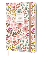 Agenda Finocam Moniquilla Semana Vista Horizontal 2027 Castellano Rosa