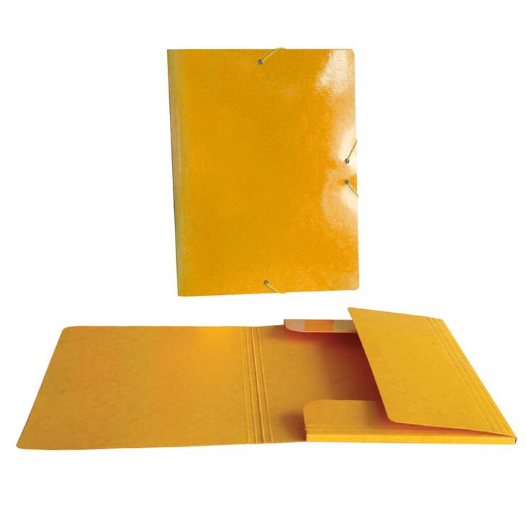 Carpeta gomas Folio Senfort PP amarillo