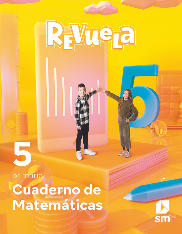 Cuaderno de Matem&aacute;ticas. 5 Primaria. Revuela