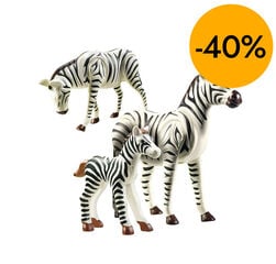 Playmobil Family Fun Zebres amb Beb&egrave; (70356)