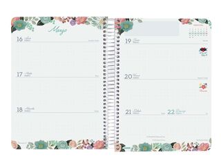 Agenda Finocam 16 meses Cloe E10 sem/vista cas 2025-26 verde