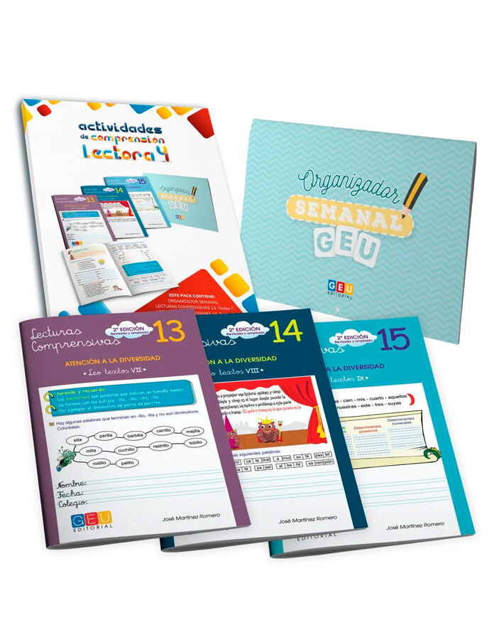 Pack actividades de comprensi&oacute;n lectora, Cuarto