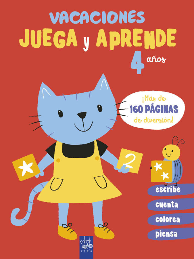 Vacaciones. Juega y aprende. 4 a&ntilde;os