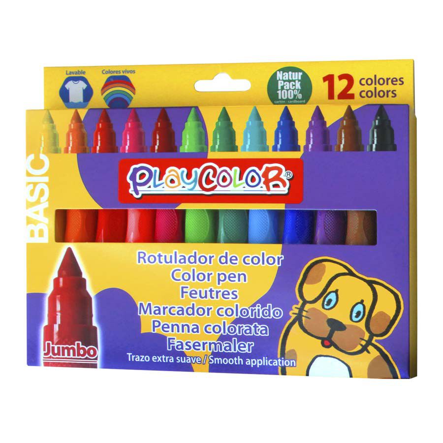 Retoladors Playcolor 12 colors