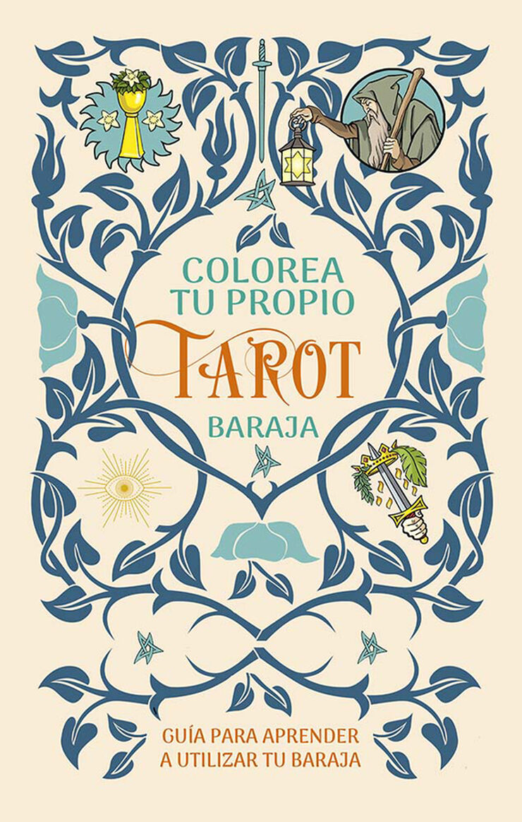 Colorea tu propio tarot + cartas