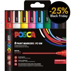 Rotuladores Posca PC-5M 1,8-2,5mm Basic 8 colores