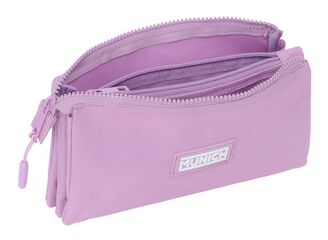 Estuche triple Munich lila