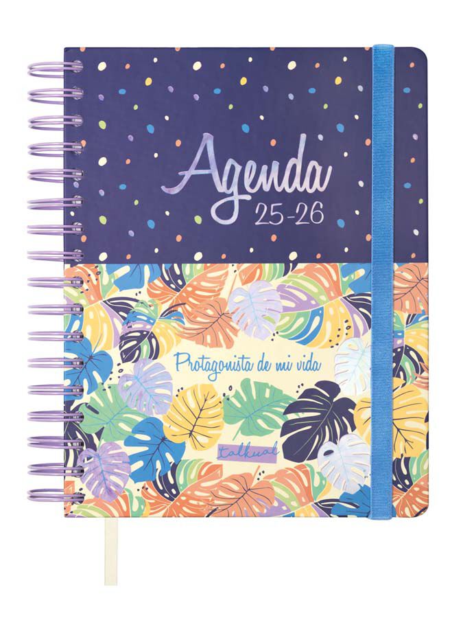 Agenda Finocam escolar Talkual 1/4 setm/vista cas 2025-26 vida