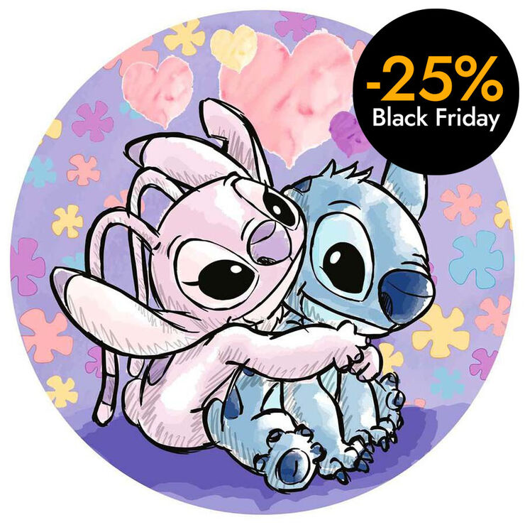 Puzle Round 500 peces Stitch