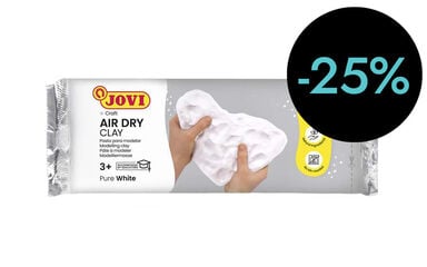 Pasta modelar Jovi 500g blanc