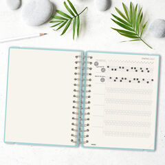 Agenda Finocam Haiku D&iacute;a P&aacute;gina 2027 Castellano Azul