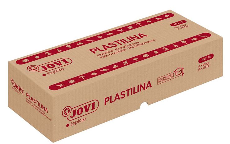 Plastelina Jovi vegetal 350g 15 colores