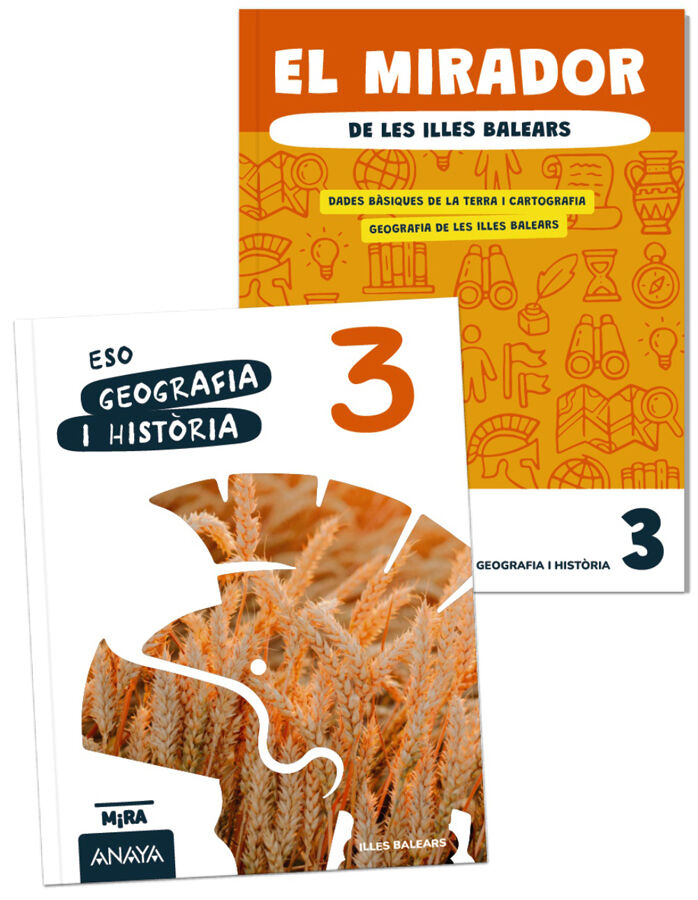 Geografia i Hist&ograve;ria 3 + El mirador de Illes Balears