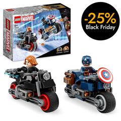 LEGO® Marvel Motos de la Viuda Negra y el Capitán América 76260