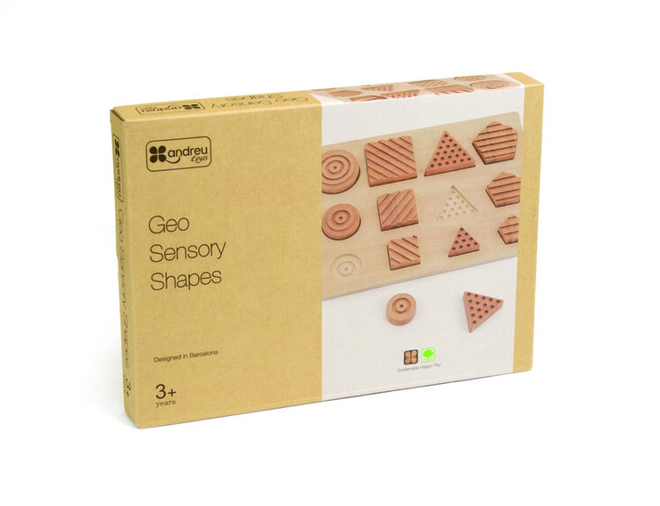 Geo Sensory Shapes Encaix Fusta
