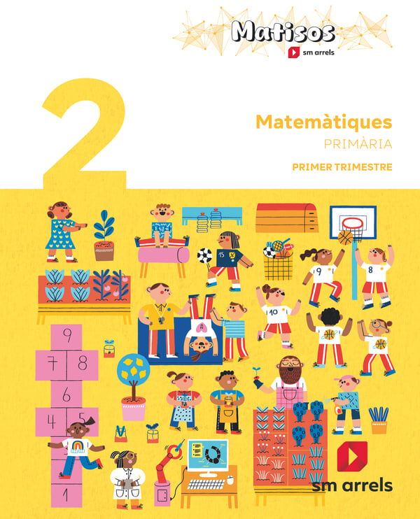 Matem&agrave;tiques. 2 Prim&agrave;ria. Trimestres. Matisos. Arrels