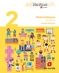 Matem&agrave;tiques. 2 Prim&agrave;ria. Trimestres. Matisos. Arrels