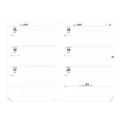 Agenda escolar Quo Vadis Club A5+ sem/vista cat 2025-26 azul