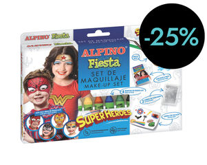 Maquillatge barra Fiesta Superheroes 6 colors