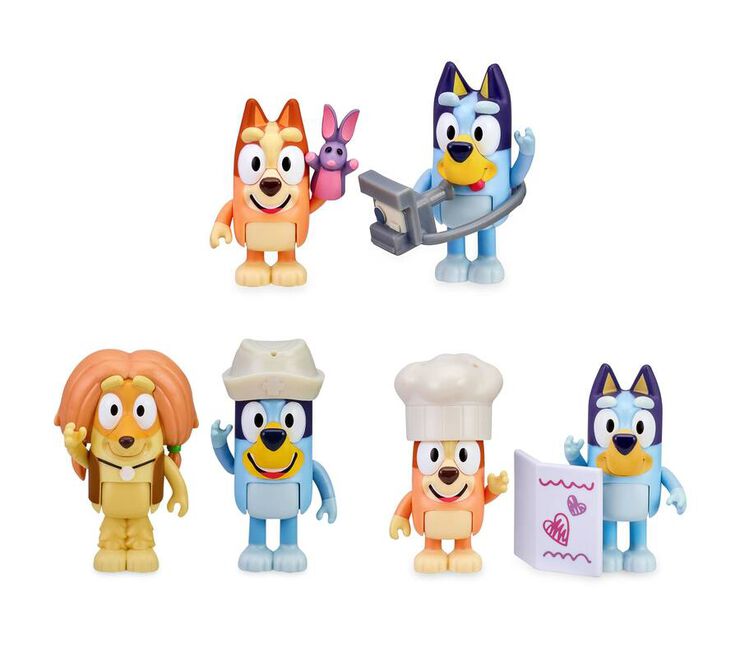 BLUEY FIGURAS PARA LA HORA DEL BAÑO