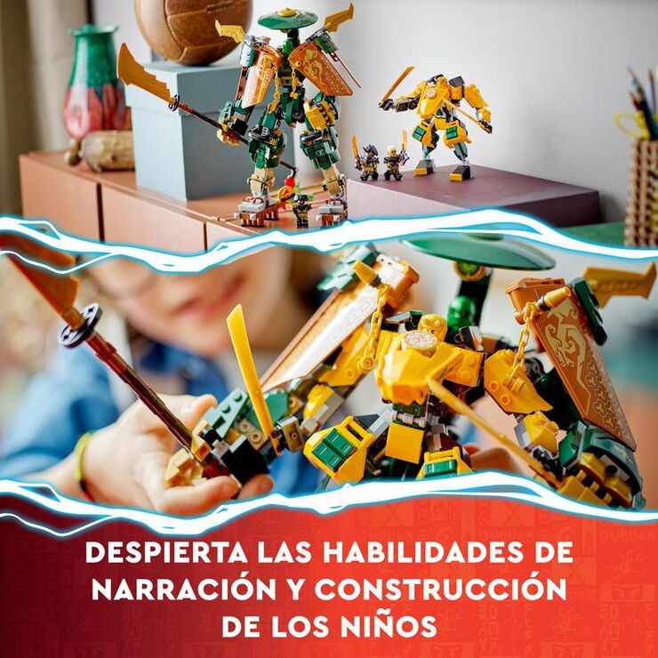 LEGO® NINJAGO Mechs del Equipo Ninja de Lloyd y Arin 71794