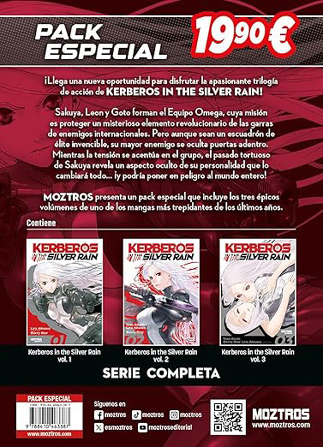 Pack especial Kerberos in the silver rain