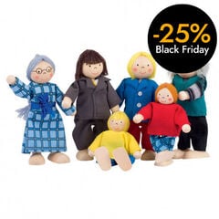 Ninot articulat família 6 unitats