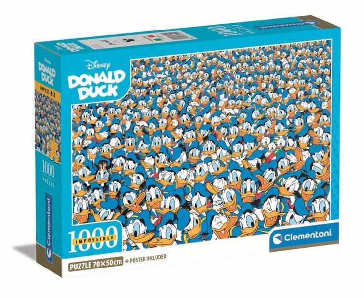 Puzle 1000 piezas Imposible Donald Duck