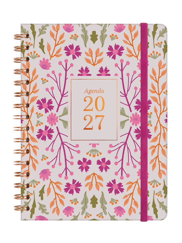 Agenda Finocam You Semana Vista Horizontal 2027 Castellano Hojas