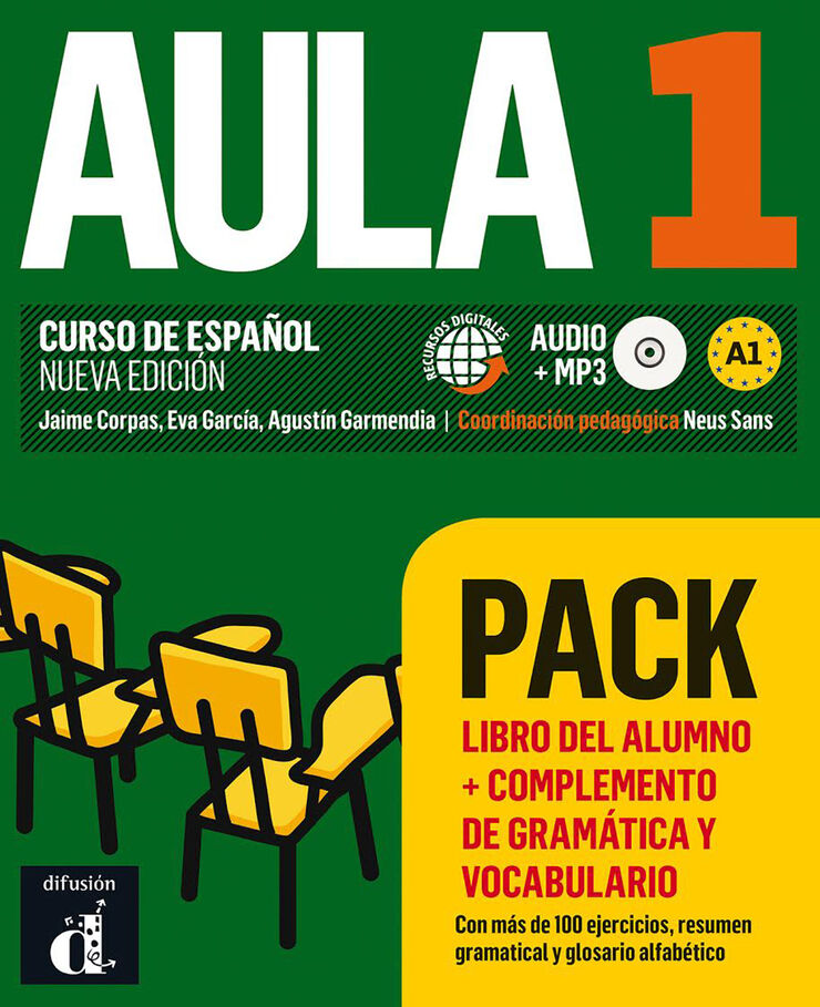 Aula 1 Pack Libro Del Alumno+Complemento De Gramática Y Vocabulario