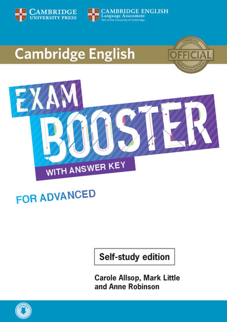 CAMBRIDGE ENGLISH EXAM BOOSTER ADVANCED SELF STUDY EDITION Cambridge 9781108564670