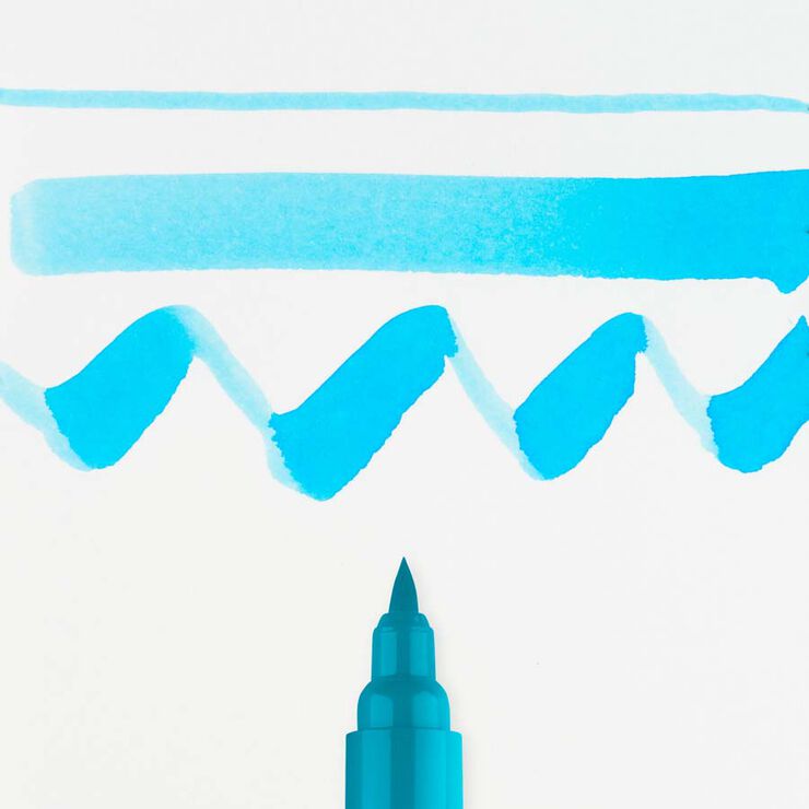 Rotulador Ecoline Brush Pen azul celeste claro 551