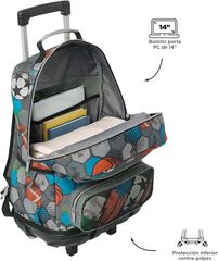 Mochila con ruedas Totto Multisport L