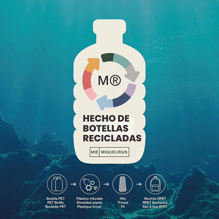 Mochila Triple MQR Oslo Dinos Fossil