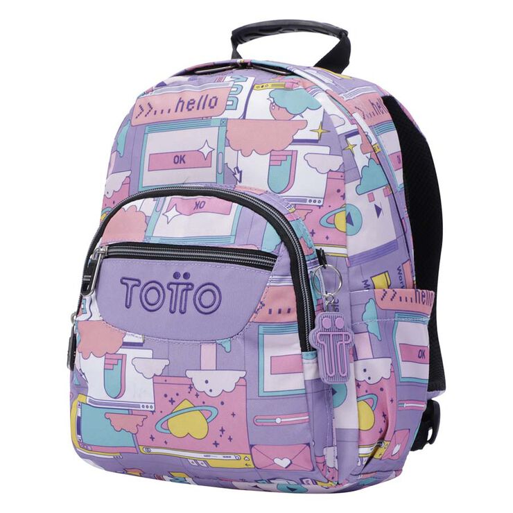 Mochila Totto Tempera Morado Ciber Mochila Totto Tempera Morado Ciber