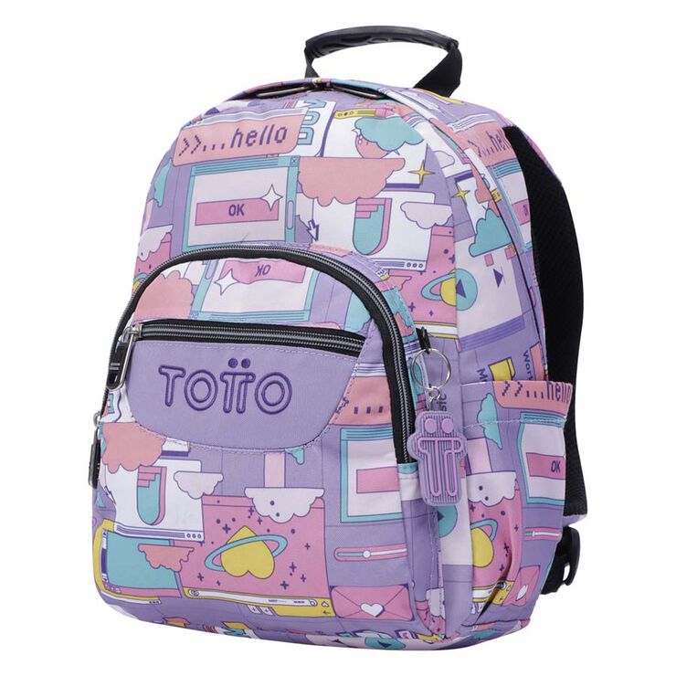 Mochila Totto Tempera Morado Ciber