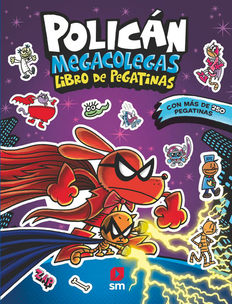 Polic&aacute;n Megacolegas: Libro de pegatinas