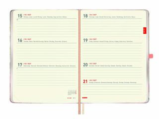 Agenda Finocam 18M M5 Sem/Vista Multiling&uuml;e 2026-27 Pretty