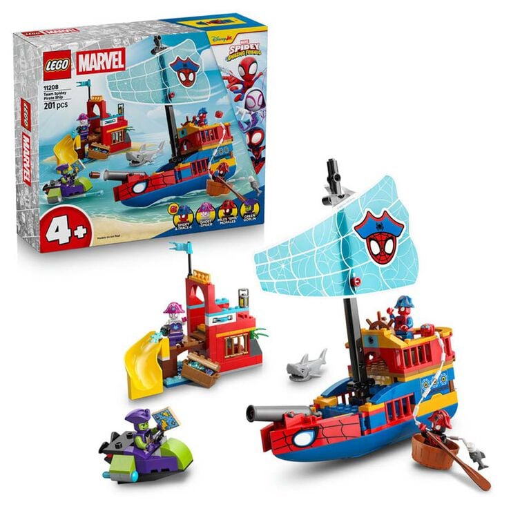 LEGO® Spidey Vaixell Pirata de l’Equip Spidey 11208