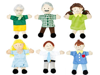 Marioneta de mano familia Marioneta de mano familia