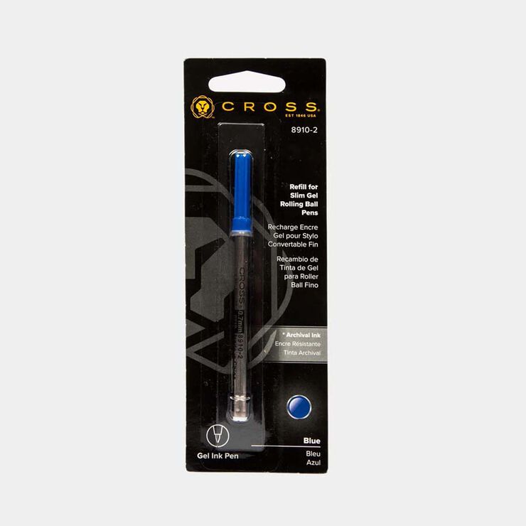 Recambio bolígrafo Cross Slim tinta gel azul