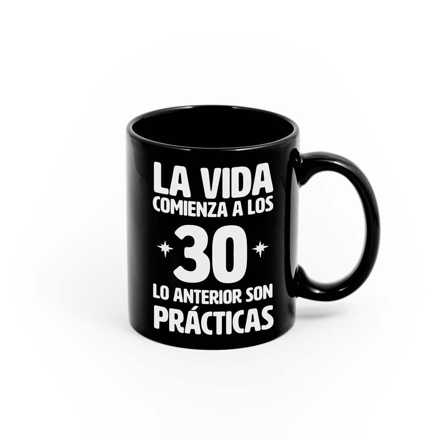 Taza ''La vida comienza a los 30''
